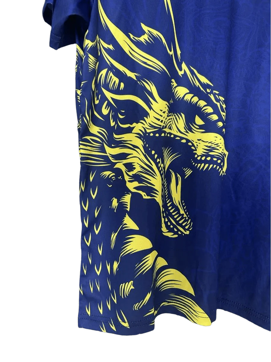 2024/2025 Real Madrid Dragon Kit - Yellow & Blue Limited Edition Jersey Shirt