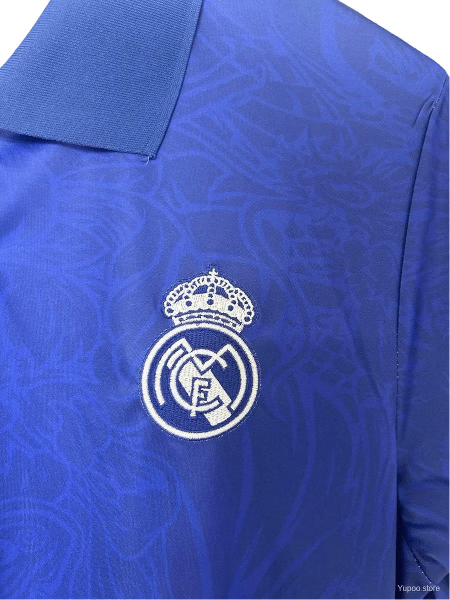 2024/2025 Real Madrid Dragon Kit - Yellow & Blue Limited Edition Jersey Shirt