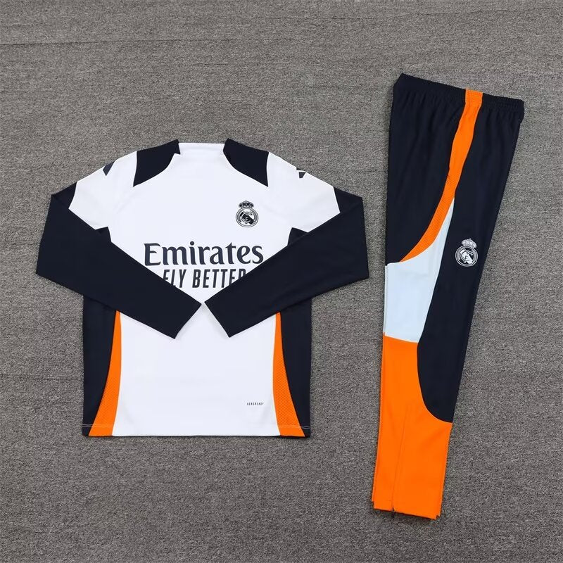 Real Madrid Track Suit ''Blue White and Orange''