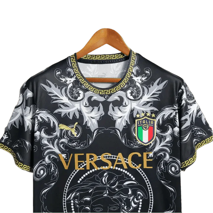 2022/2023 Italy Versace Jersey Black Kit - Special Edition | Fan Version