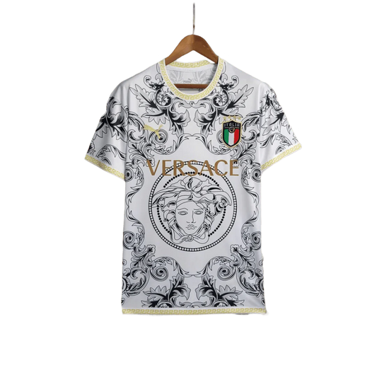 2022/2023 Italy Versace Jersey White Kit - Special Edition | Fan Version