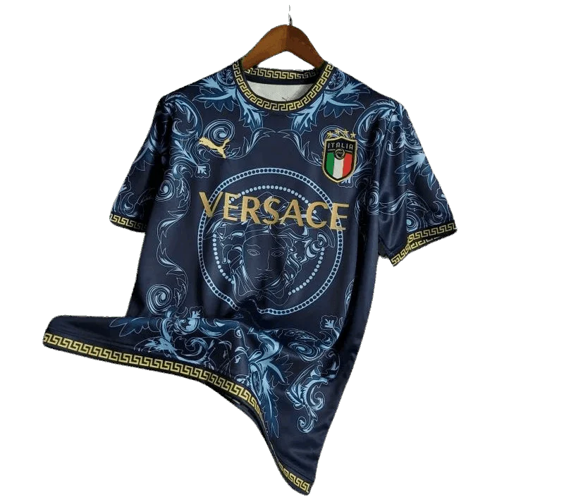 2022/2023 Italy Versace Jersey Blue Kit - Special Edition | Fan Version