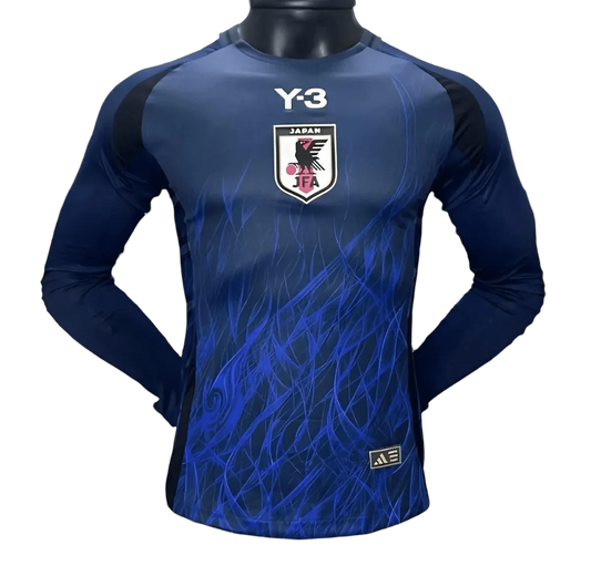 2024 JFA Y3 Japan Home Jersey Blue Long Sleeve
