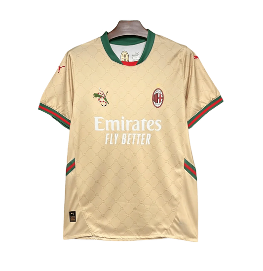 2024/2025  AC Milan x Gucci Jersey Golden 125th Anniversary Limited Edition