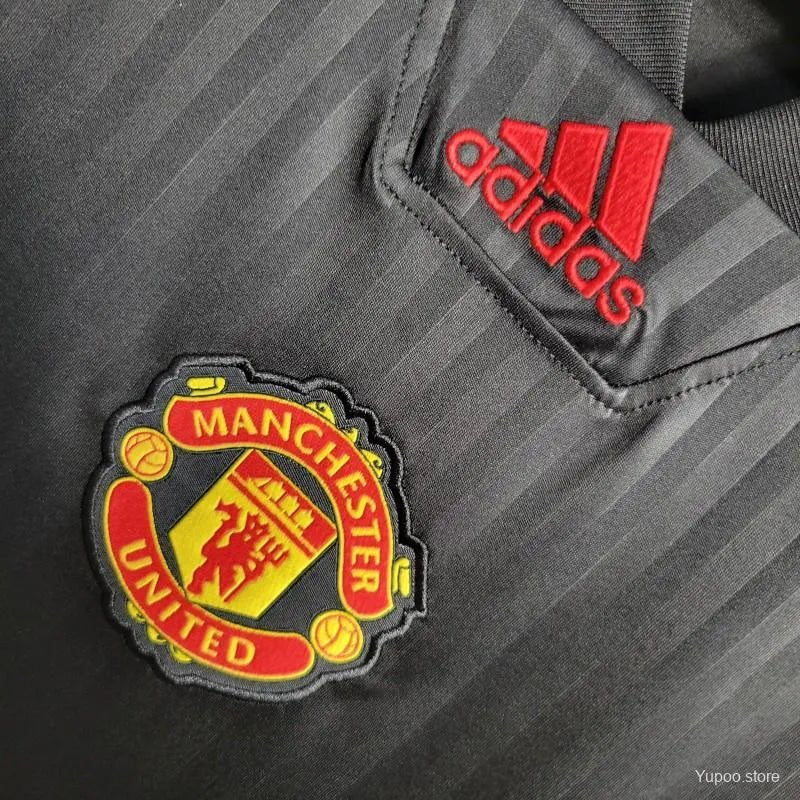 23/24 Manchester United Black ICON Jersey Embroidery - Goatkits Store