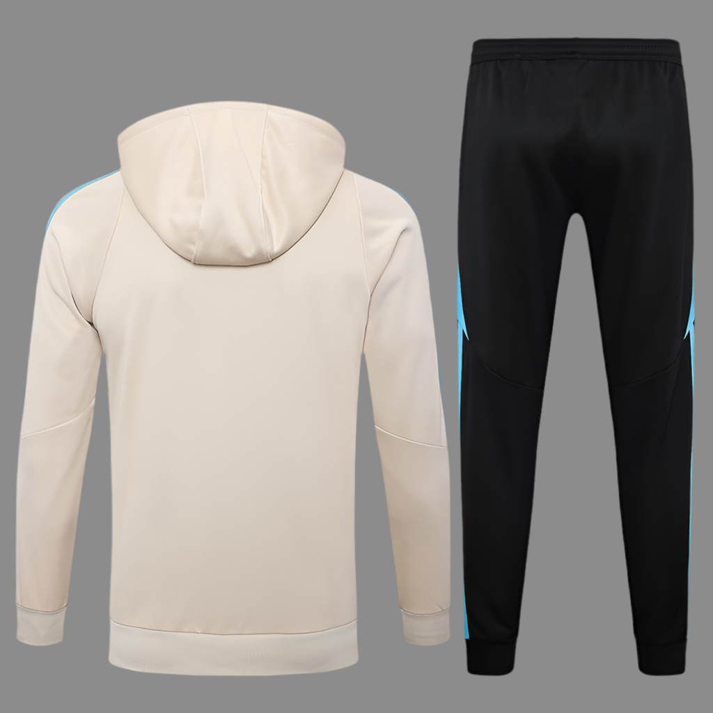 Argentina Track Suit Hoodie ''Beinge and Black''