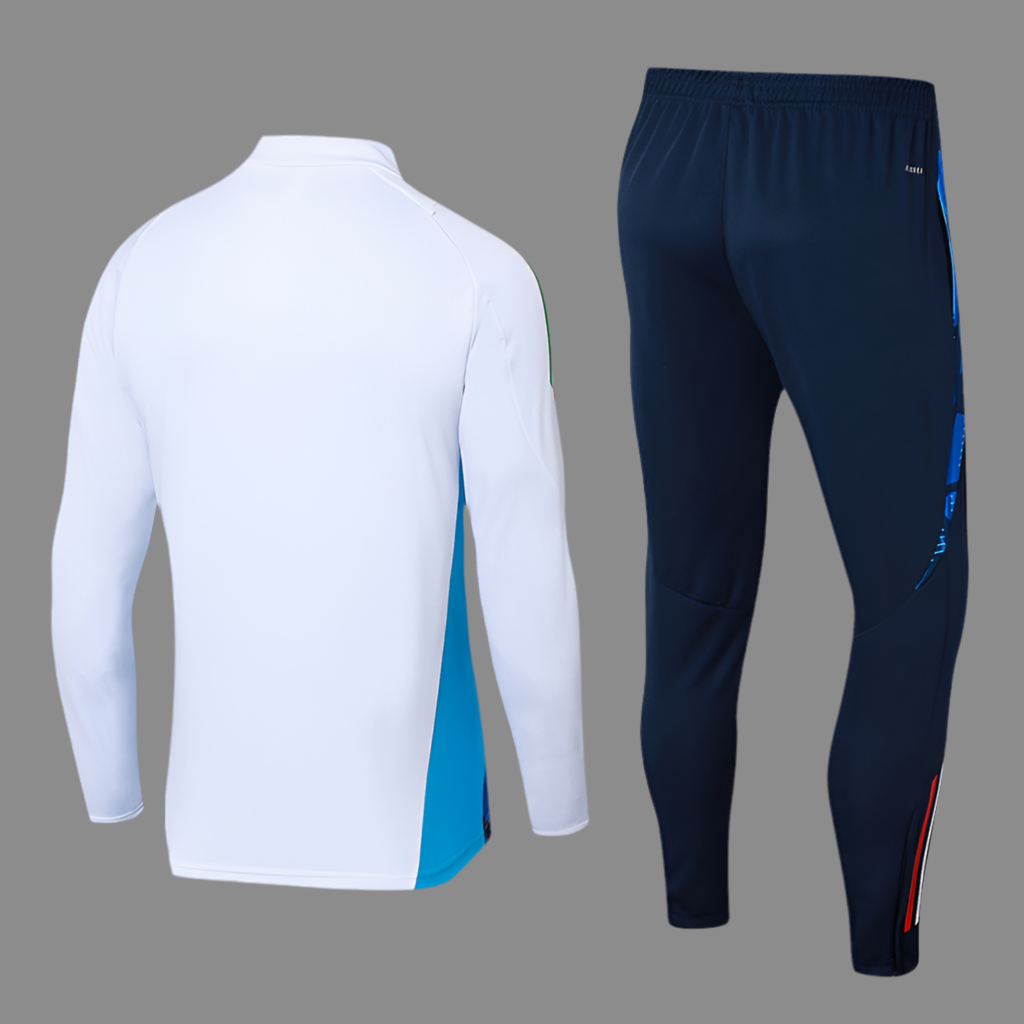 Italy Track Suit ''White and Blue''
