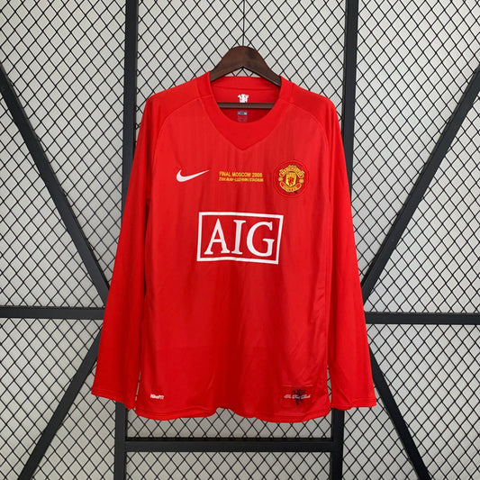 MANCHESTER UNITED I 07/08 (RETRO) MANGA LARGA